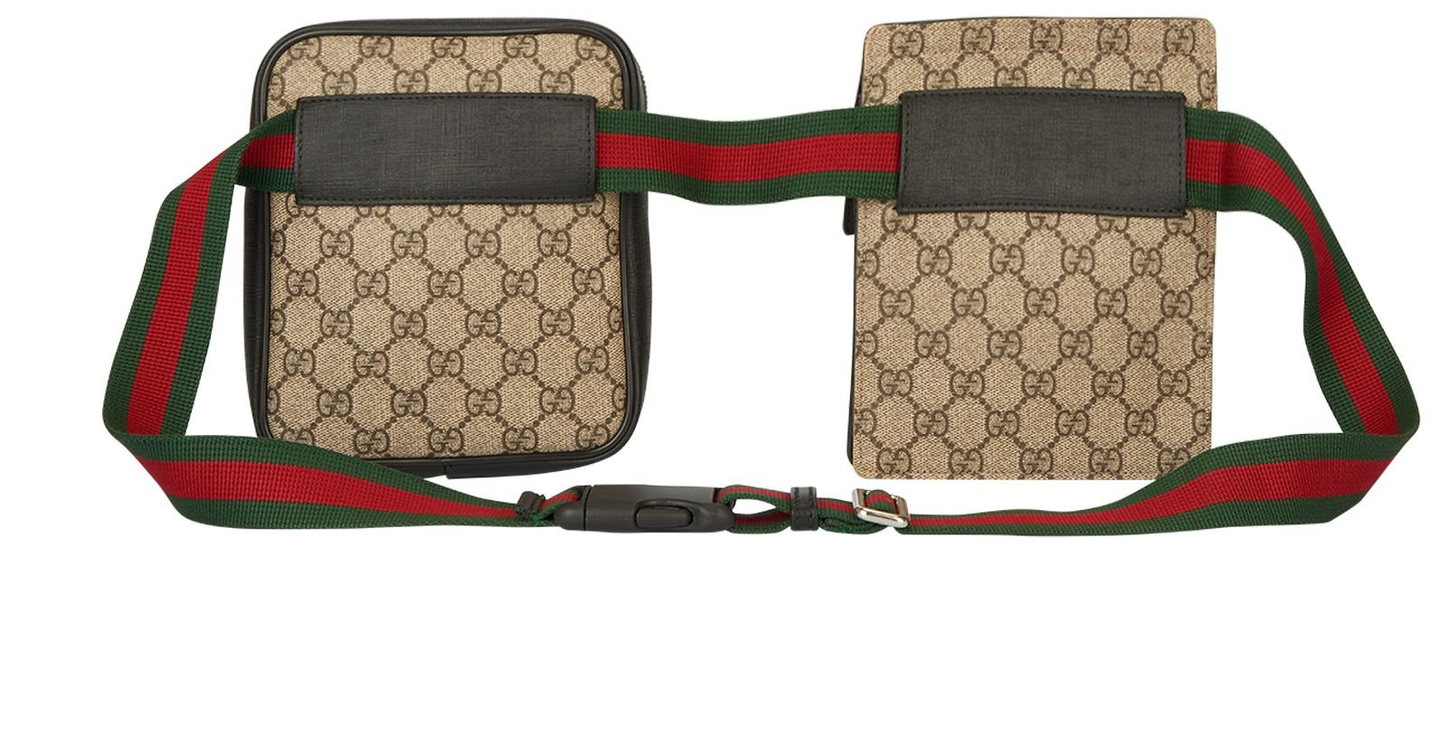 Gucci double belt on sale bag